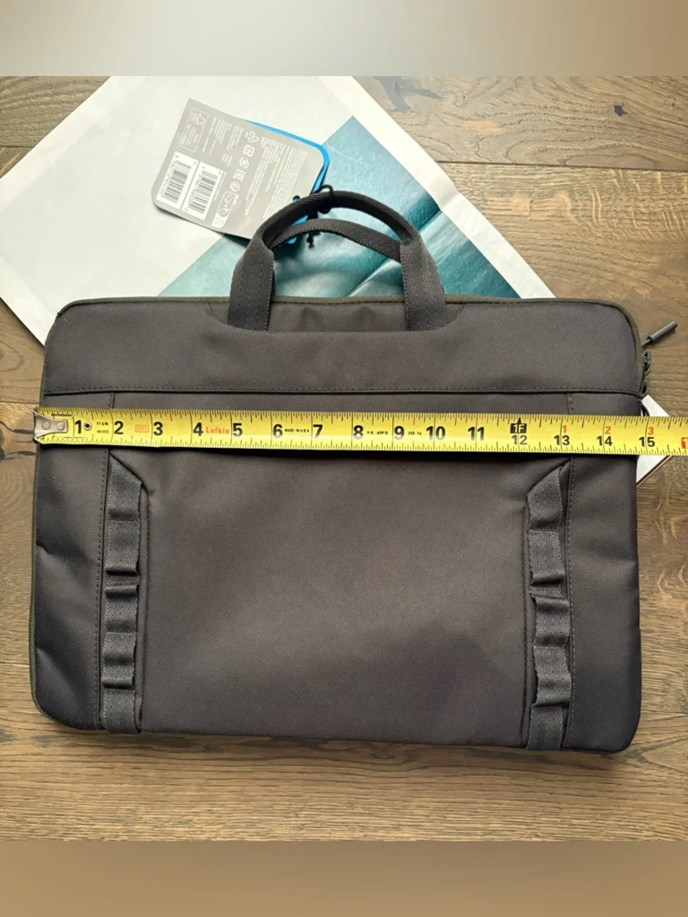New HP 15.6” Modular Laptop Sleeve Top Handle Detachable Strap In Green